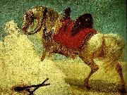 Baron Antoine-Jean Gros cheval arabe oil on canvas